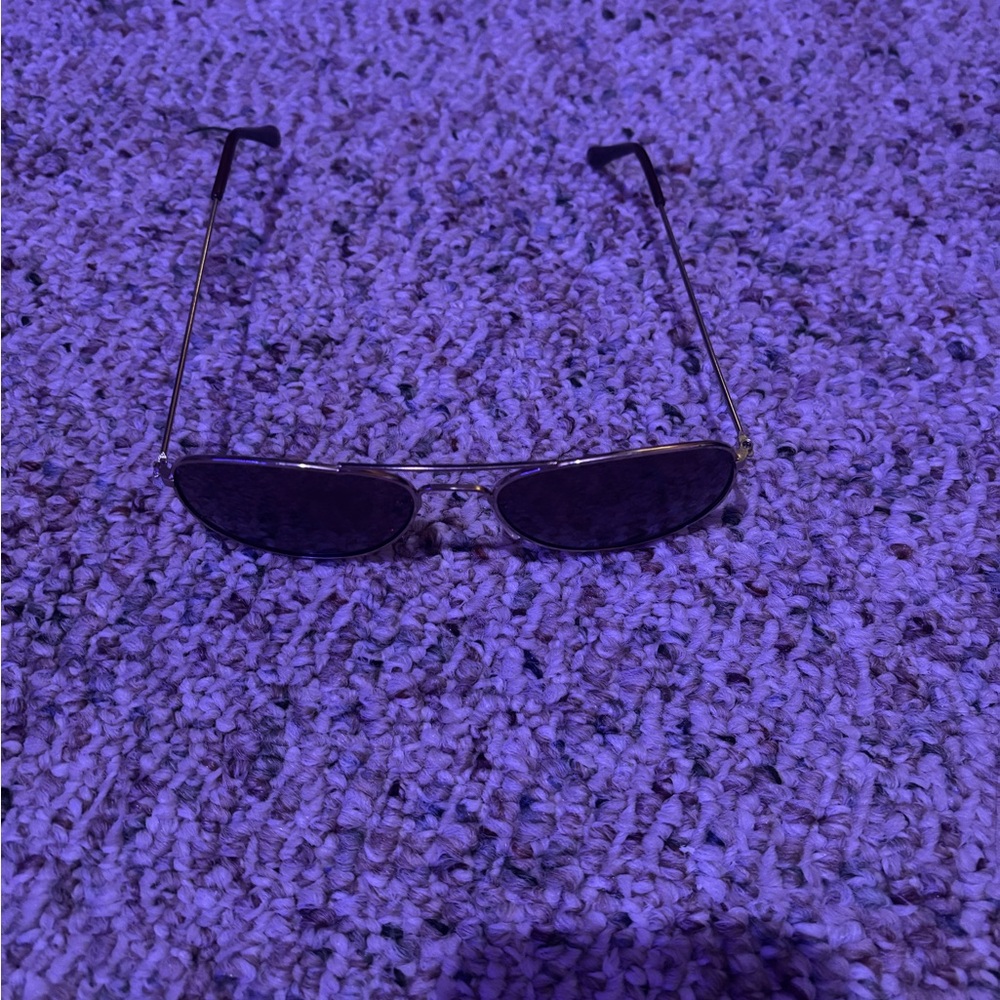 Black and gold sunglasses